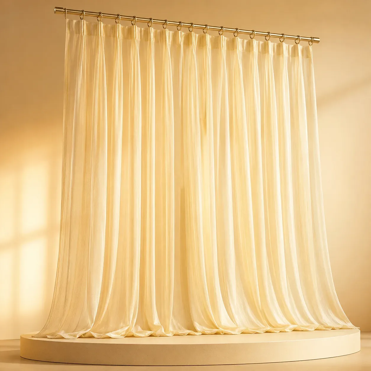 Sheer curtains – Fabric Curtains for Home Offices: Selection & Styling Tips (sample 9)