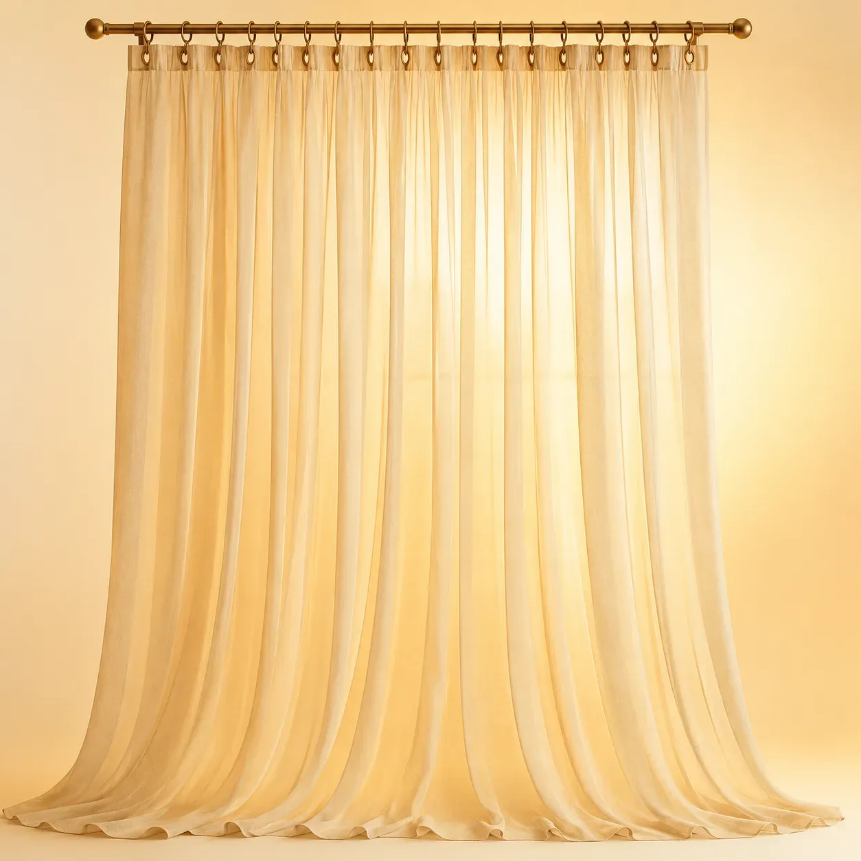 Sheer curtains – Beige Fabric Curtains: Trends & Styling Tips (sample 3)