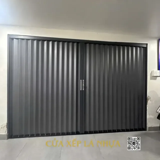 Cua xep pvc 2