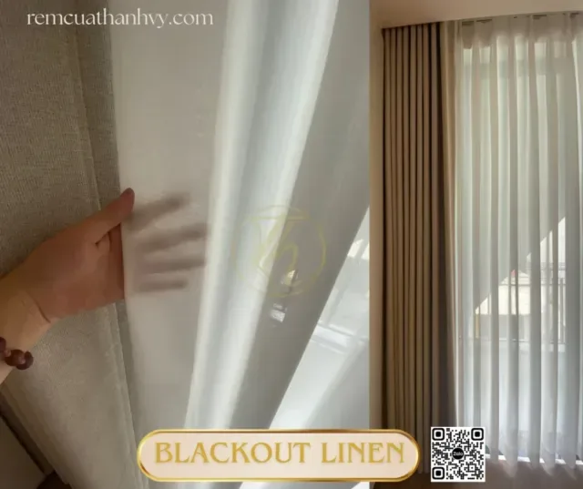 Rem blackout linen ke 9