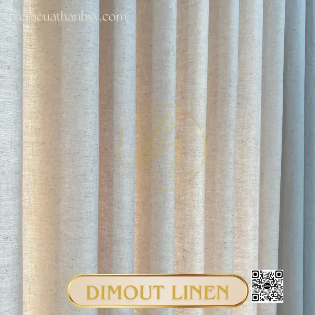 Rem dimout linen mau be tu nhien 10
