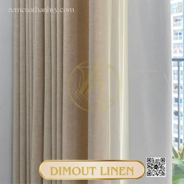 Rem dimout linen mau be tu nhien 11