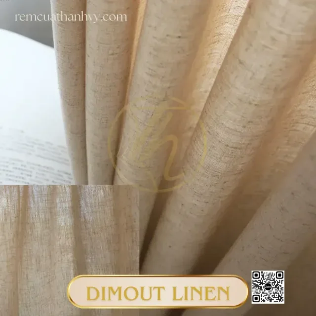 Rem dimout linen mau be tu nhien 6