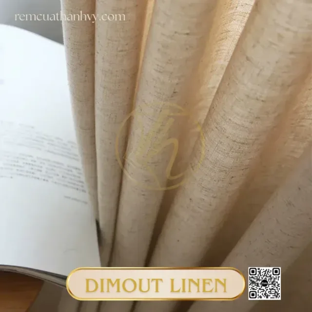 Rem dimout linen mau be tu nhien 8