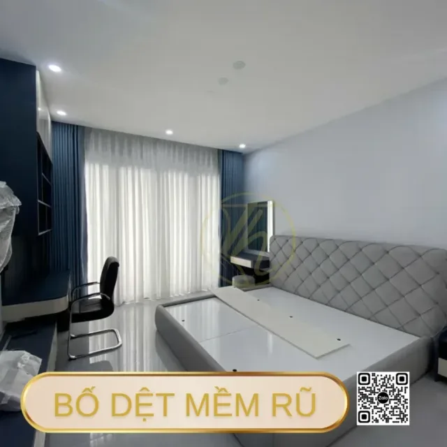 Rem vai bo xanh duong thanh lich can sang 12
