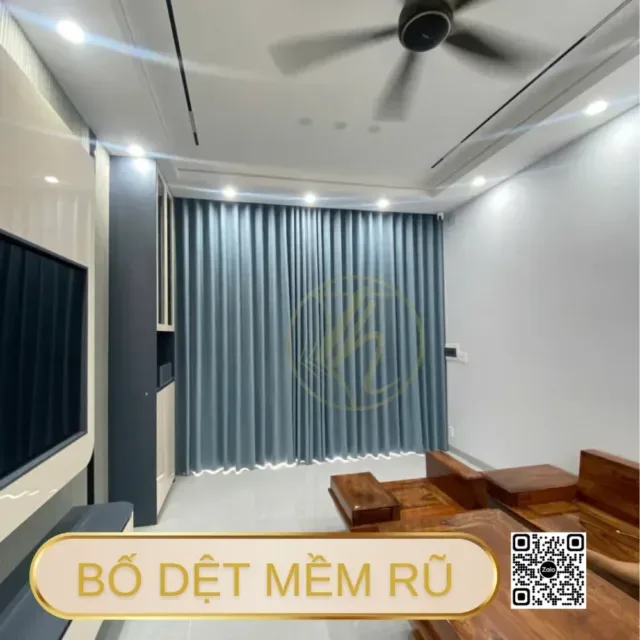 Rem vai bo xanh duong thanh lich can sang 7