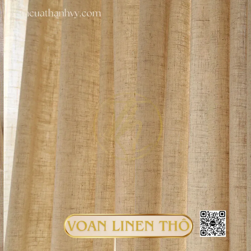 Linen fabric curtains – Go Vap Fabric Curtains: On-Site Measuring and Tailoring, Great Prices | Thanh Vy (sample 18)