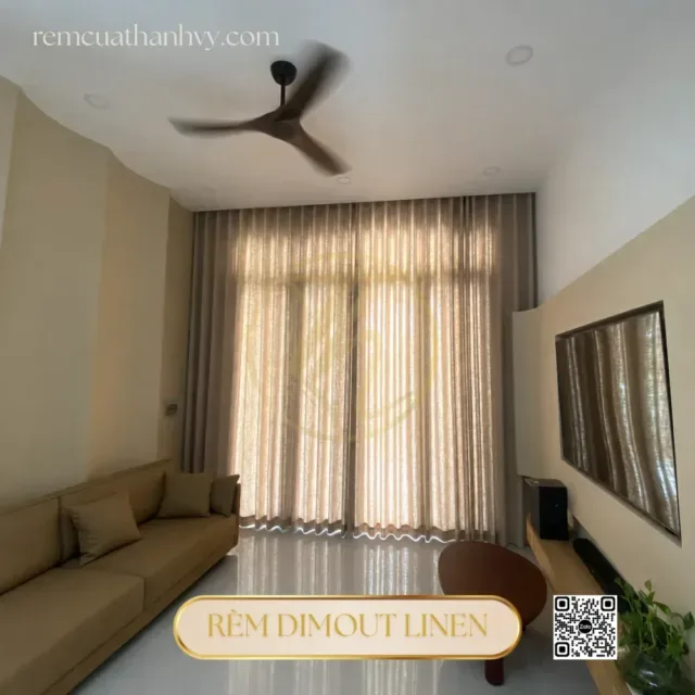 Rèm Linen Gân Xước