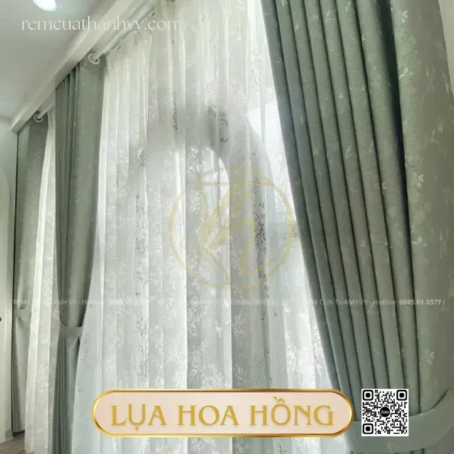 Voan lua hoa hong 1