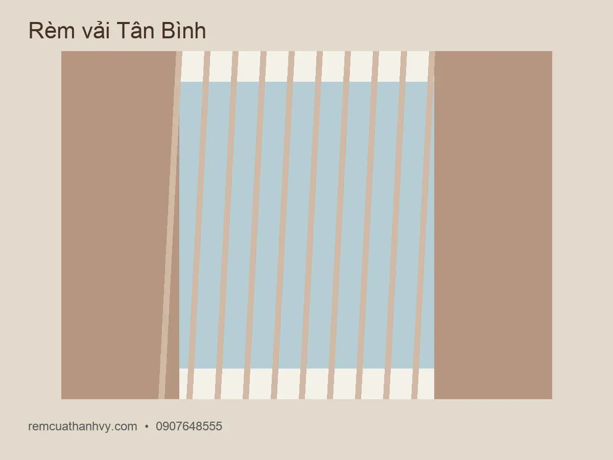 Không gian dùng rèm vải trong nhà ở theo đúng ngữ cảnh của bài Rèm vải Tân Bình: Cách chọn theo từng không gian