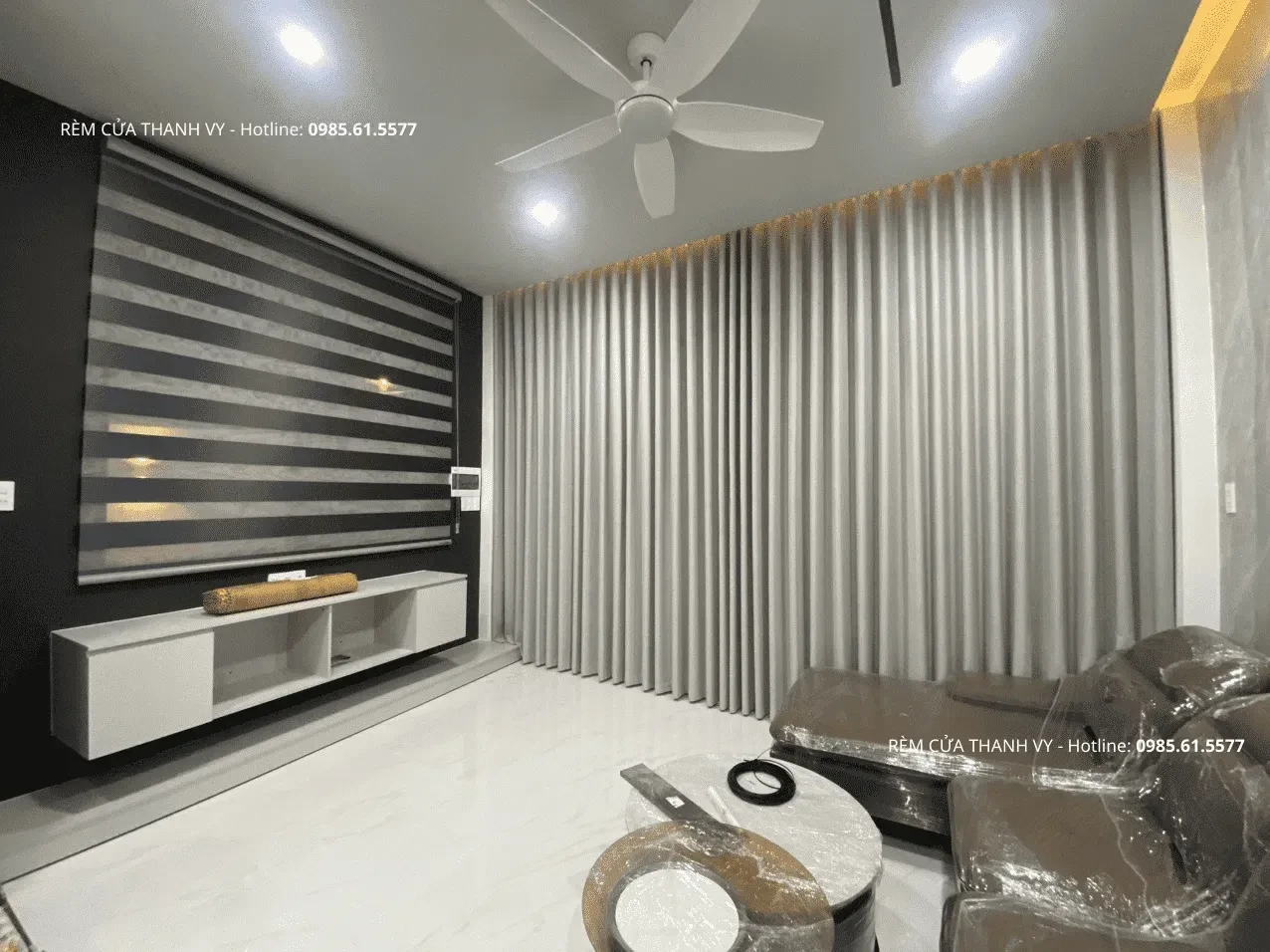 Công trình Rèm Vải Kết Hợp Zebra Blinds – Hiệp Bình Chánh, Thủ Đức