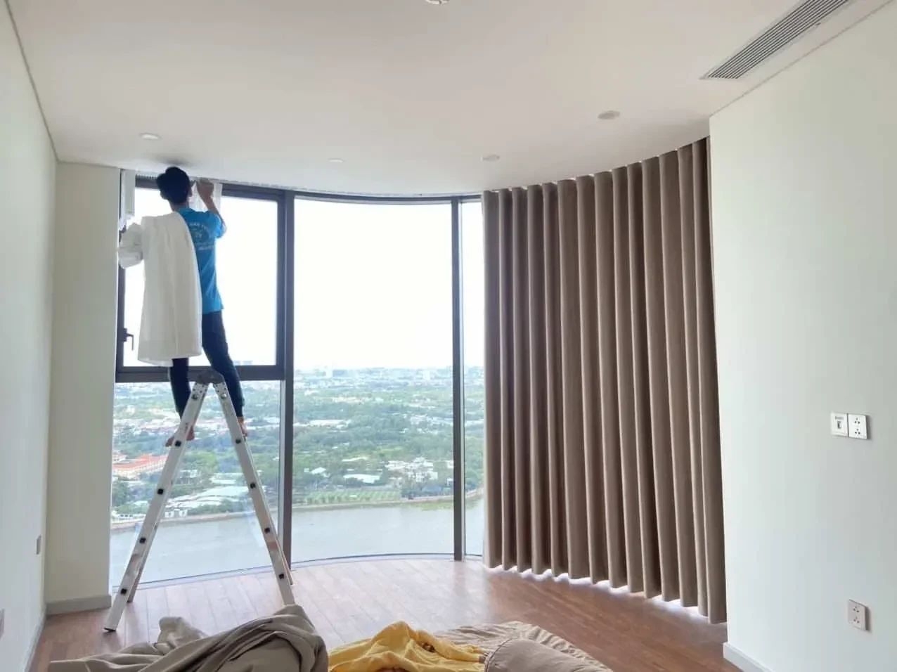 Công trình Rèm Vải Tự Động Cao Cấp Biệt Thự Thảo Điền, Quận 2