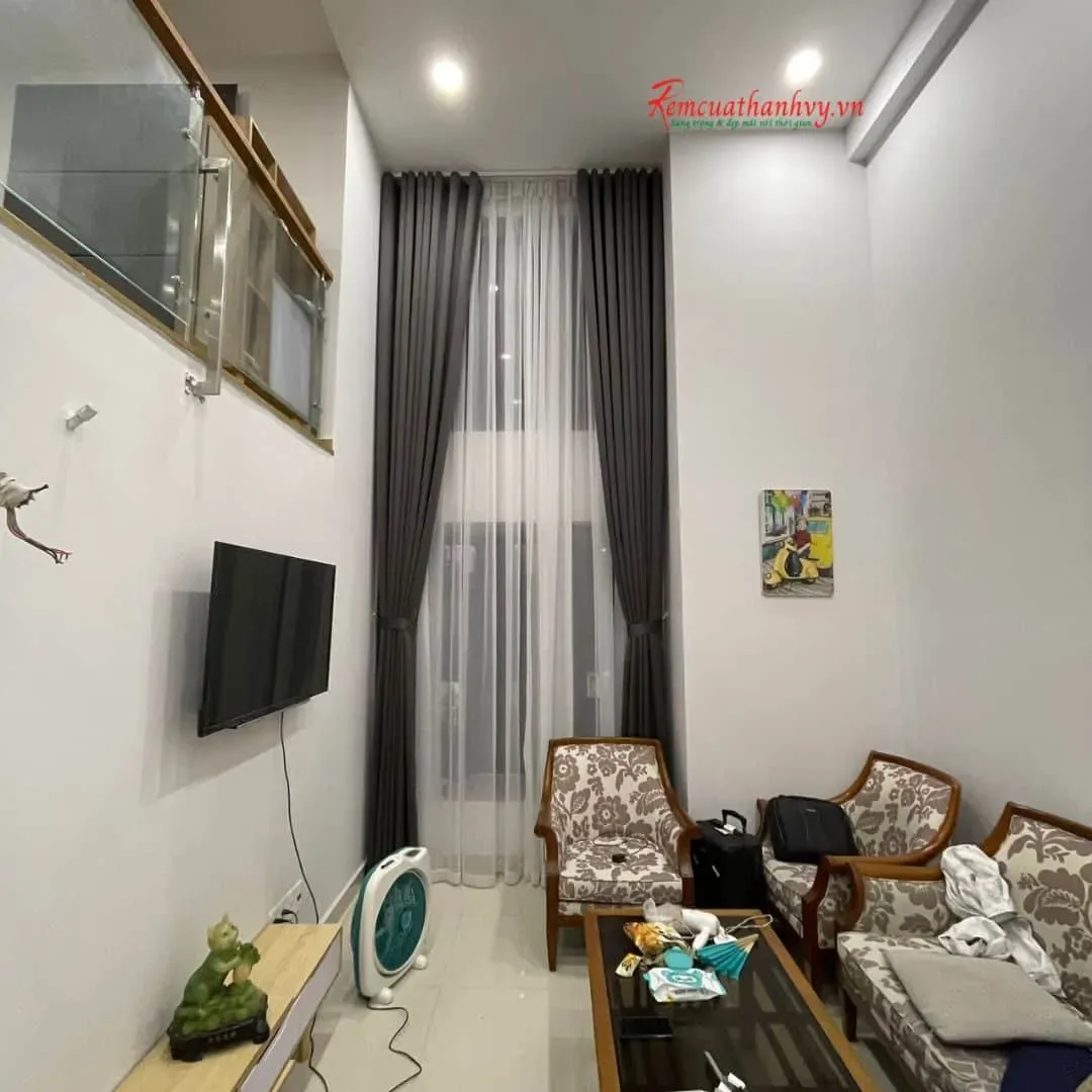 Công trình Rèm Vải 2 Lớp Thông Tầng Chung Cư La Astoria, TP. Thủ Đức