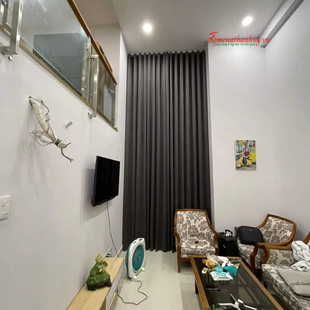 Công trình Rèm Vải 2 Lớp Thông Tầng Chung Cư La Astoria, TP. Thủ Đức
