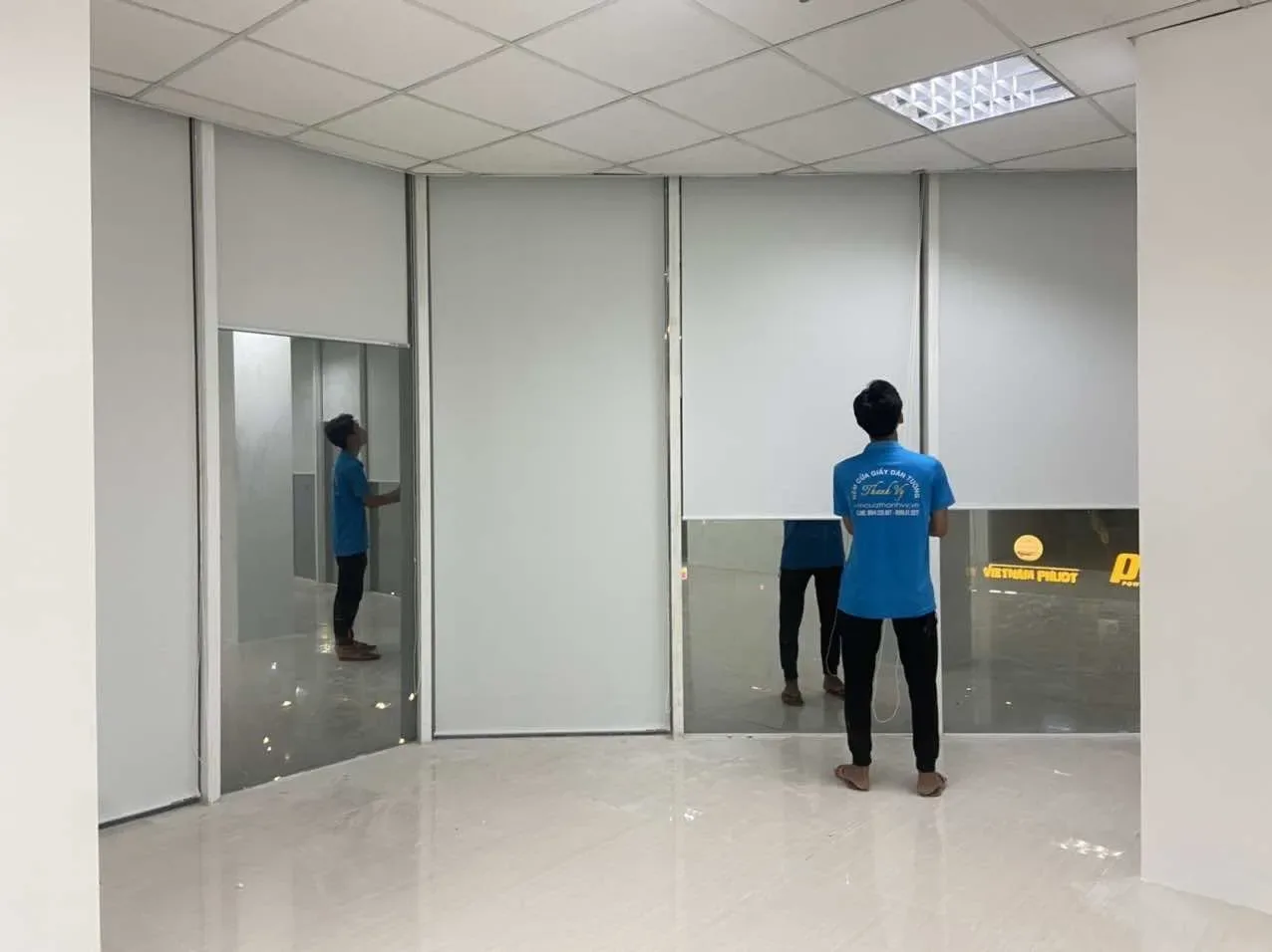 Công trình Rèm Sáo Cuốn Văn Phòng Tầng Cao – Quận Tân Bình