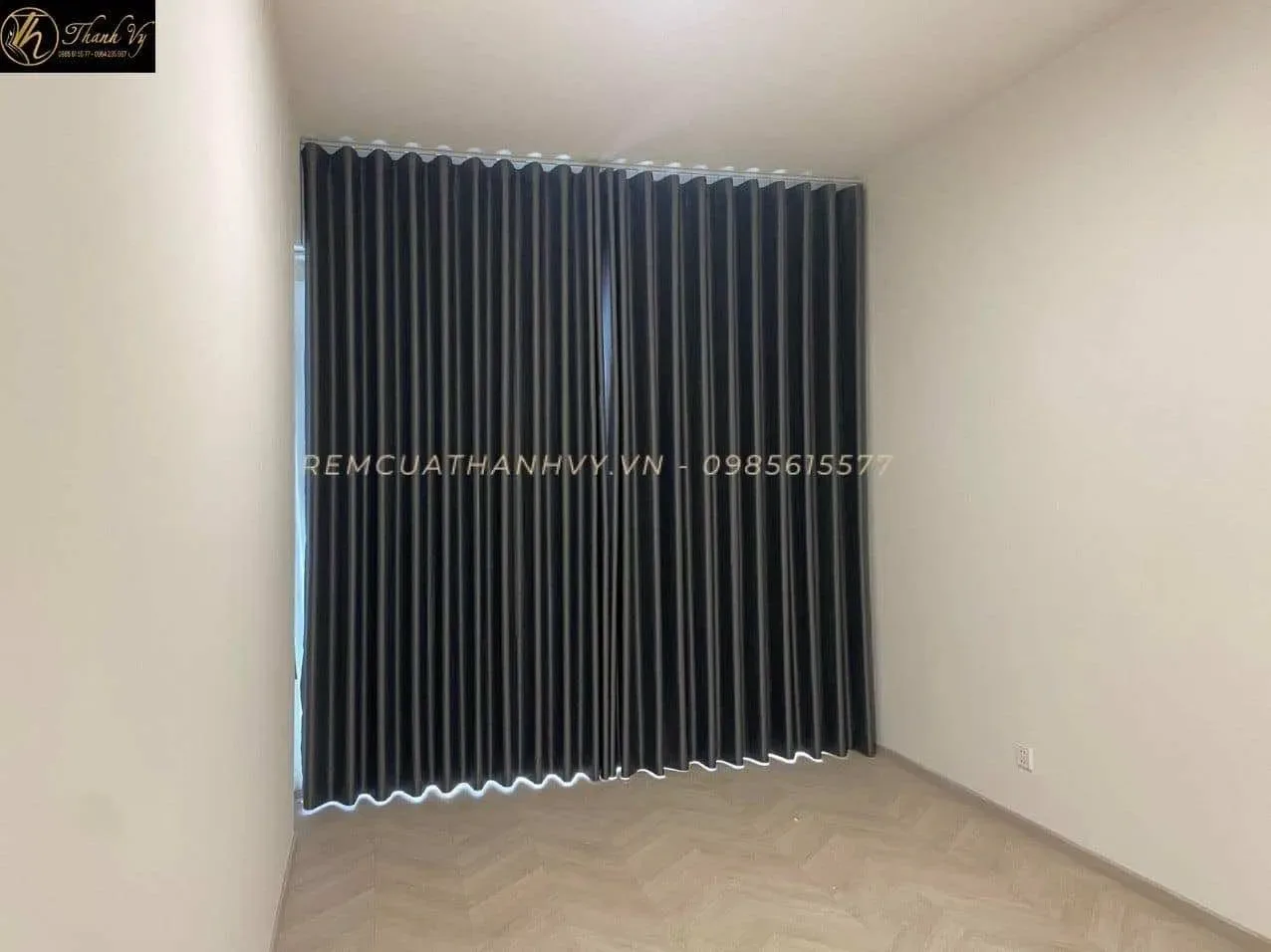 Công trình Rèm Vải 2 Lớp Đen-Trắng Chung Cư Masteri Centre Point Quận 9