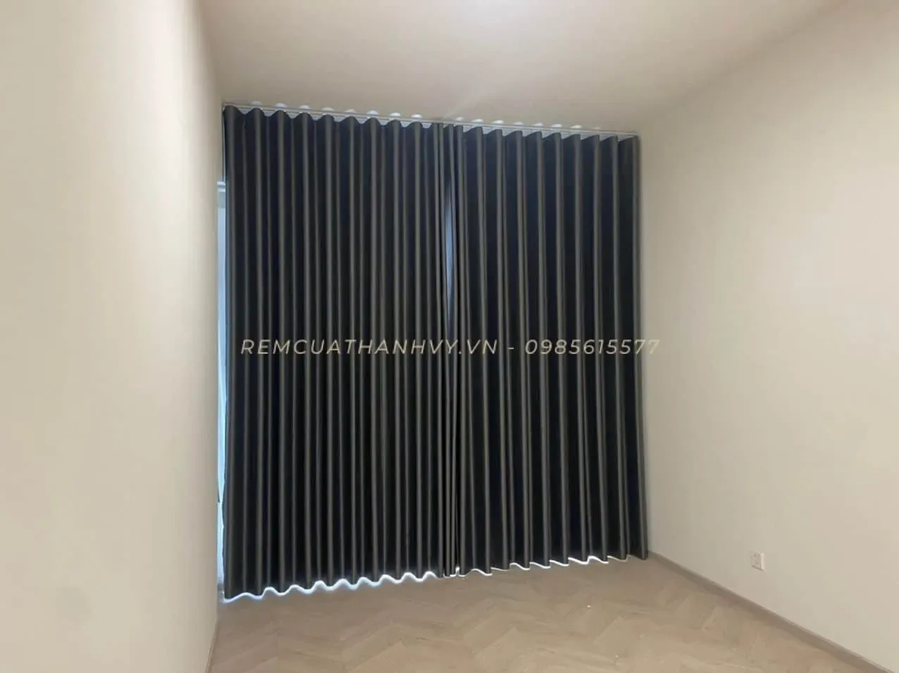 Công trình Rèm Vải 2 Lớp Đen-Trắng Chung Cư Masteri Centre Point Quận 9