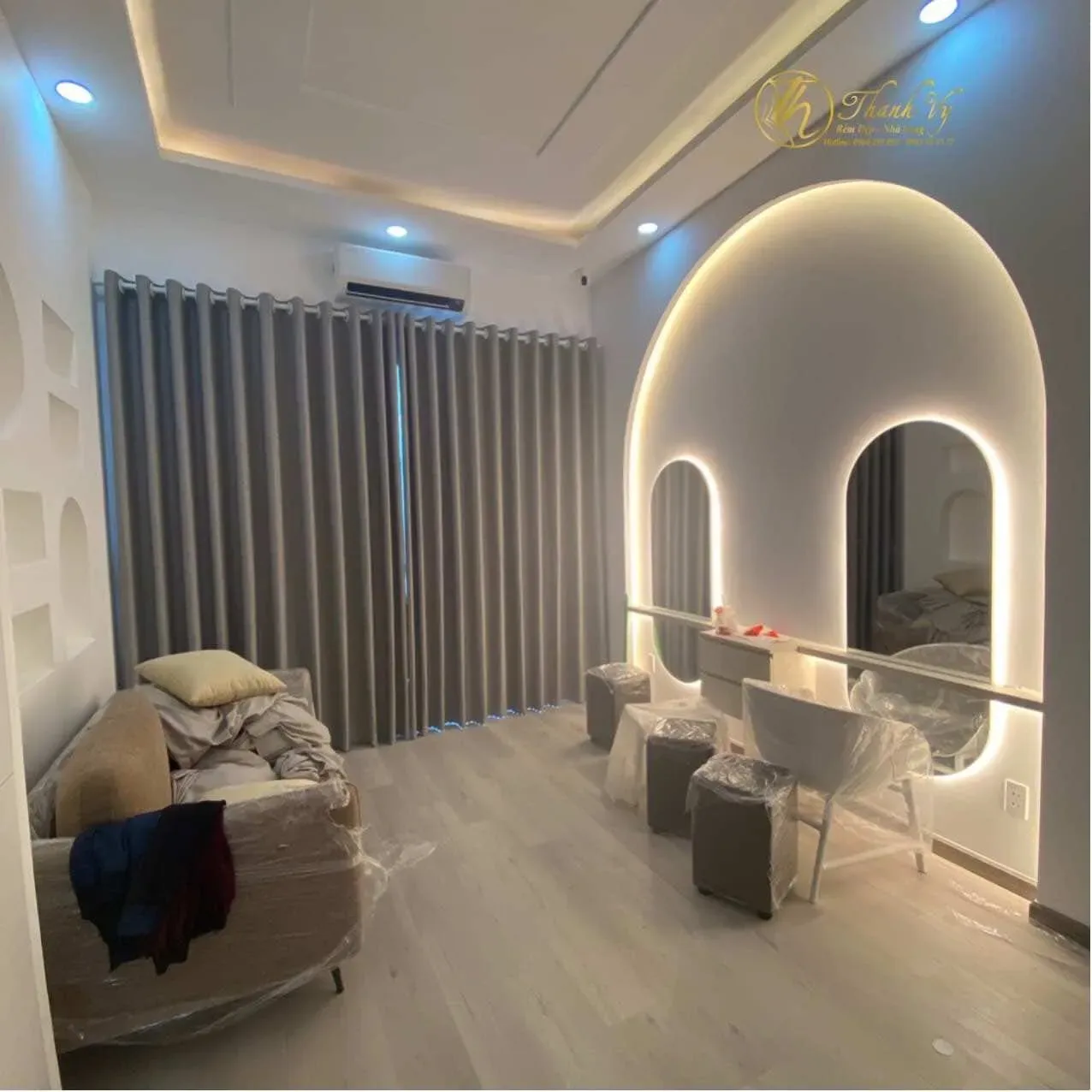Công trình Rèm Vải Ngăn Spa Leblanc – Quận Tân Phú