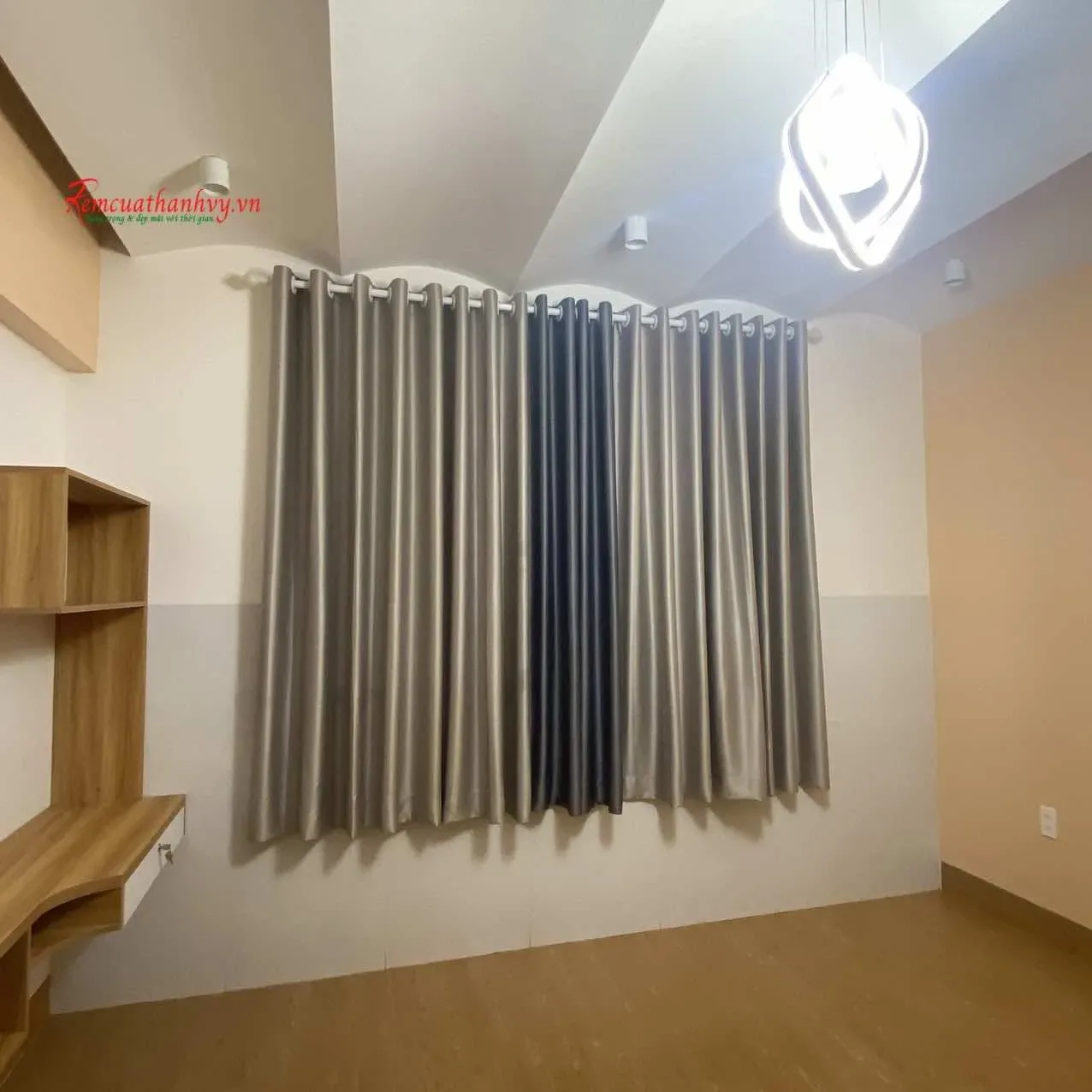 Công trình Rèm Vải Phối Màu Đường 52 Bình Tân – Không Gian Nhà Phố Hiện Đại