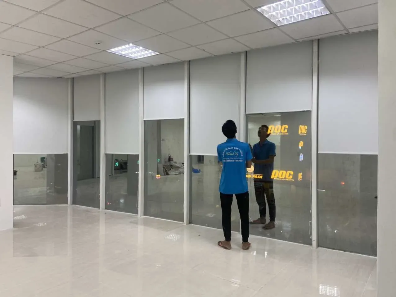 Công trình Rèm Sáo Cuốn Văn Phòng Tầng Cao – Quận Tân Bình