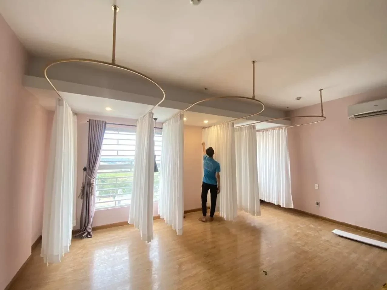 Công trình Rèm Vải Linen Spa Ehome 3 Bình Tân – Không Gian Riêng Tư Sang Trọng