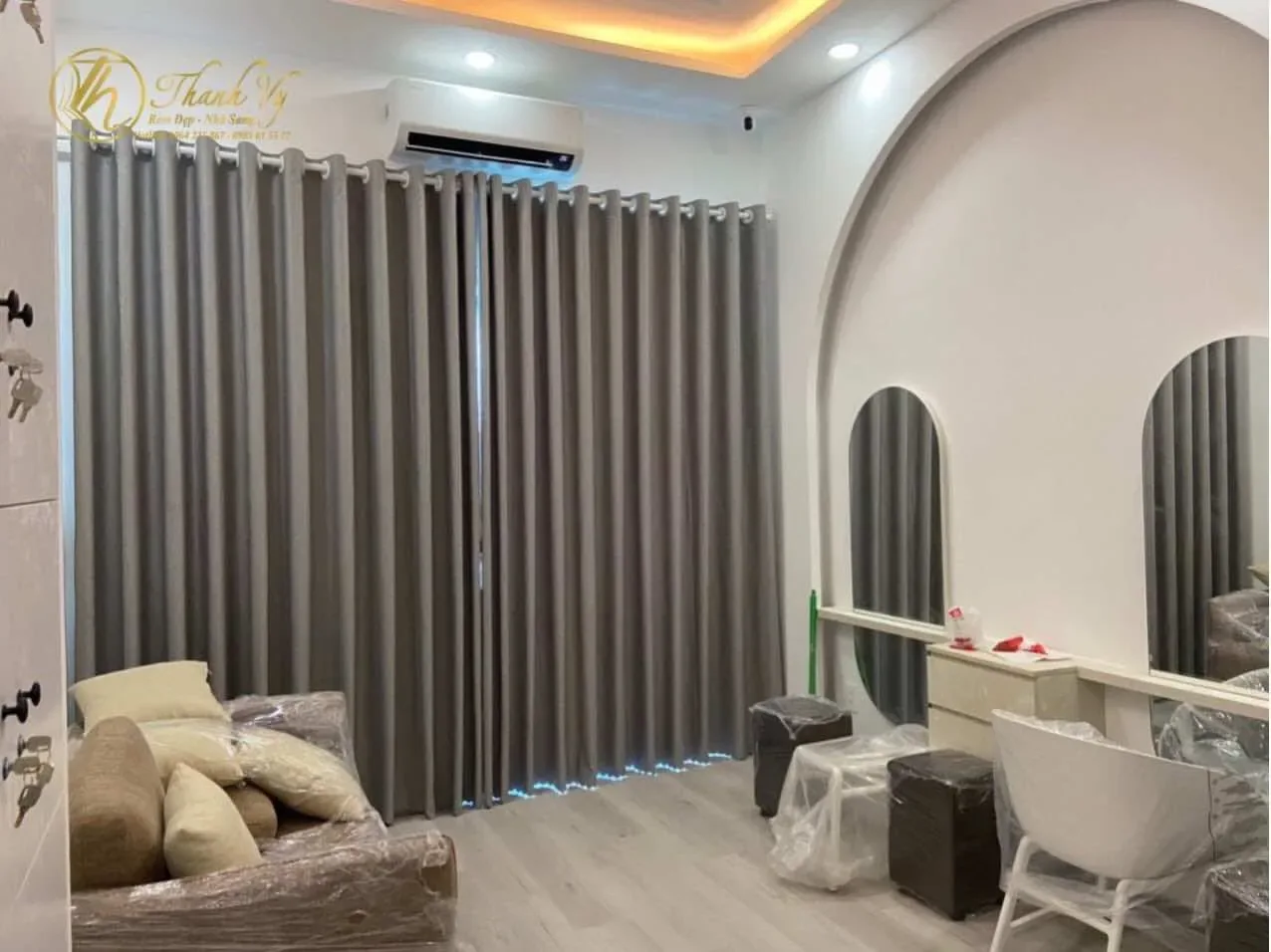 Công trình Rèm Vải Ngăn Spa Leblanc – Quận Tân Phú
