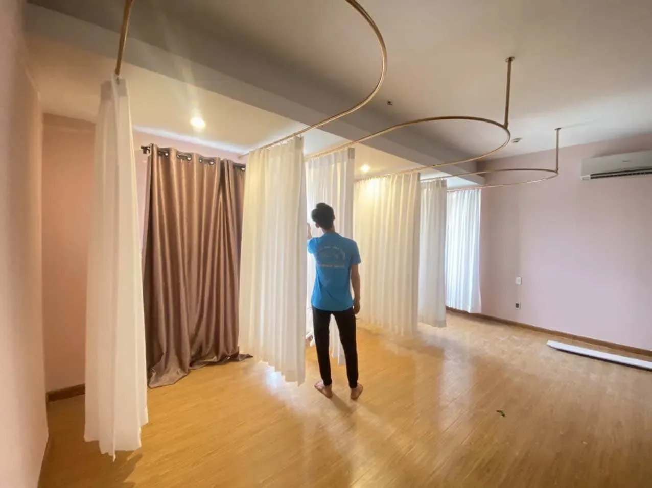 Linen fabric curtains – Fabric Curtains for Worship Rooms: Selection & Styling Suggestions (sample 4)