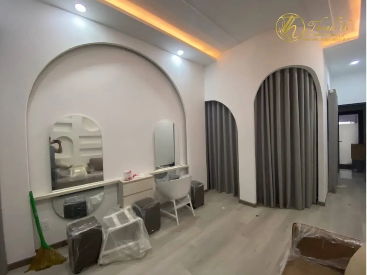 Công trình Rèm Vải Ngăn Spa Leblanc – Quận Tân Phú