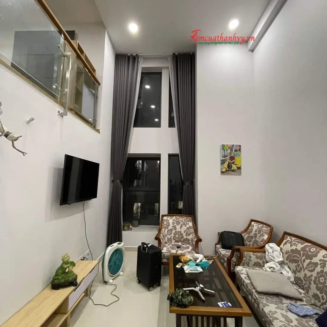 Công trình Rèm Vải 2 Lớp Thông Tầng Chung Cư La Astoria, TP. Thủ Đức