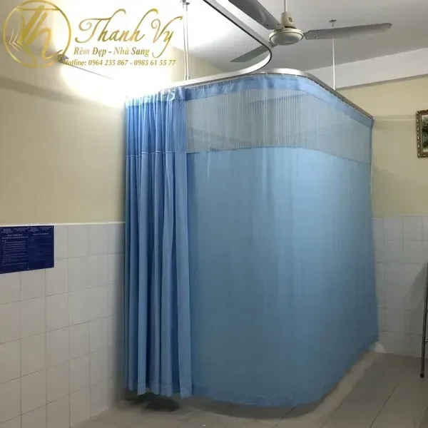 Công trình Rèm Y Tế Lùa Xanh Dương – Bệnh Viện Quốc Ánh TPHCM