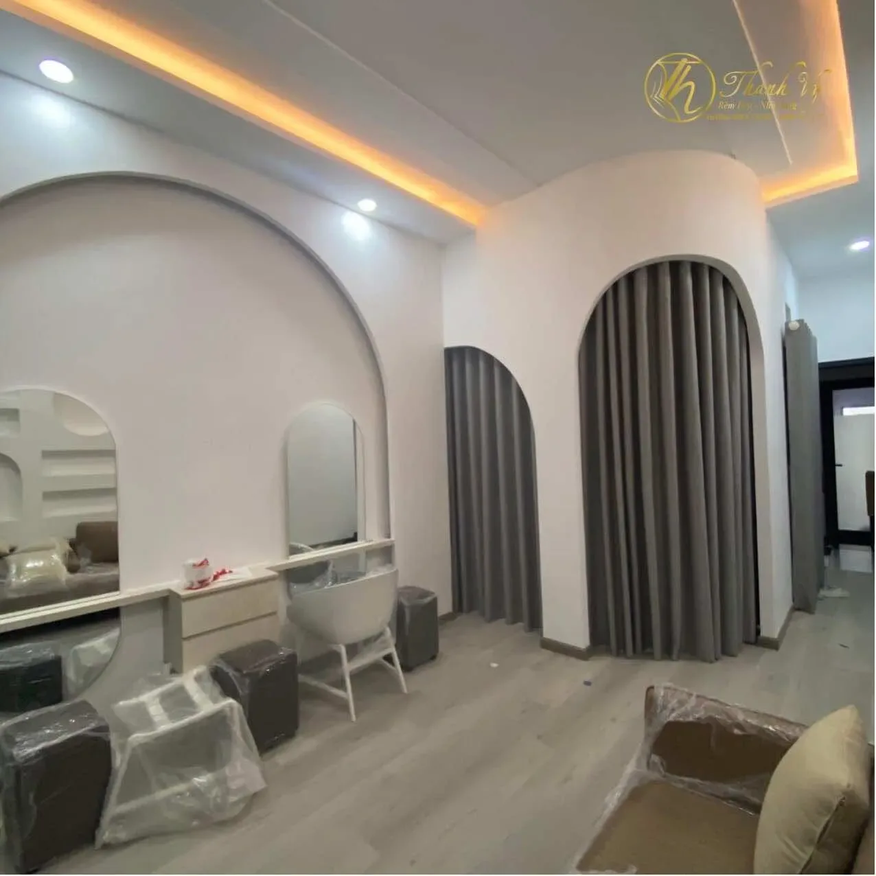 Công trình Rèm Vải Ngăn Spa Leblanc – Quận Tân Phú