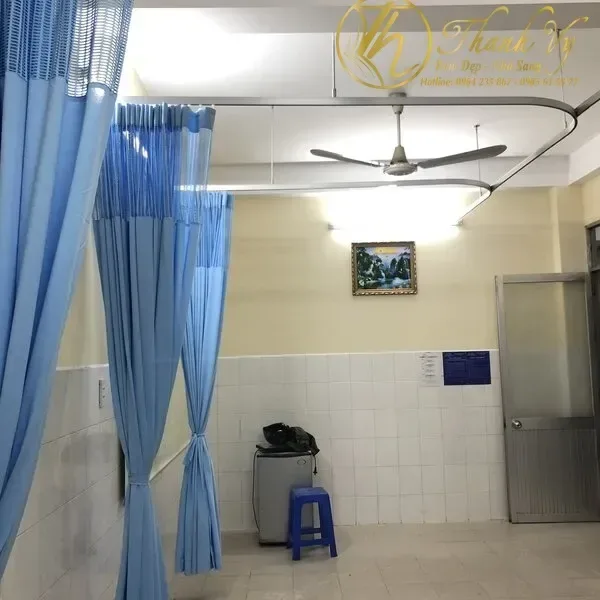 Công trình Rèm Y Tế Lùa Xanh Dương – Bệnh Viện Quốc Ánh TPHCM