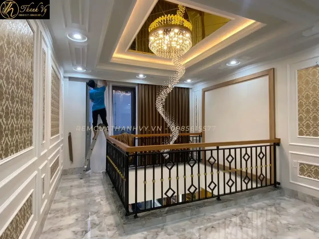 Công trình Rèm Cuốn Vải Cao Cấp Tiệm Vàng Minh Hoàng, Bình Tân