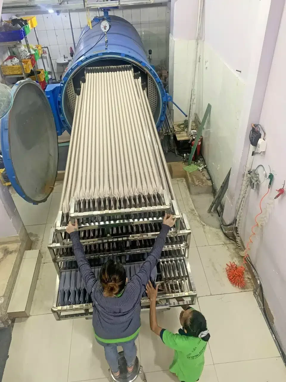 Công trình Rèm Vải 2 Lớp Hấp Sóng Phòng Ngủ Villa Hồ Tràm